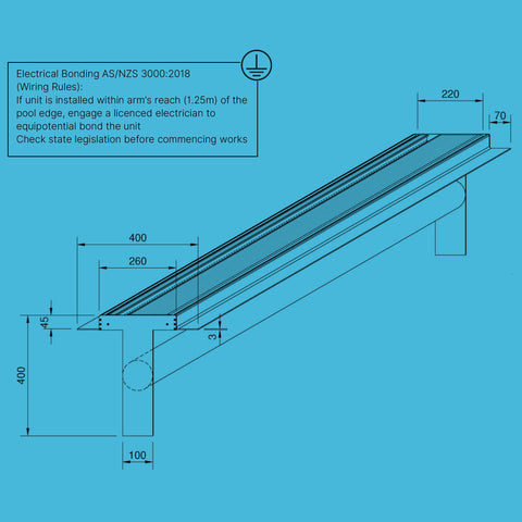 Deck Mount Pool Cover Box